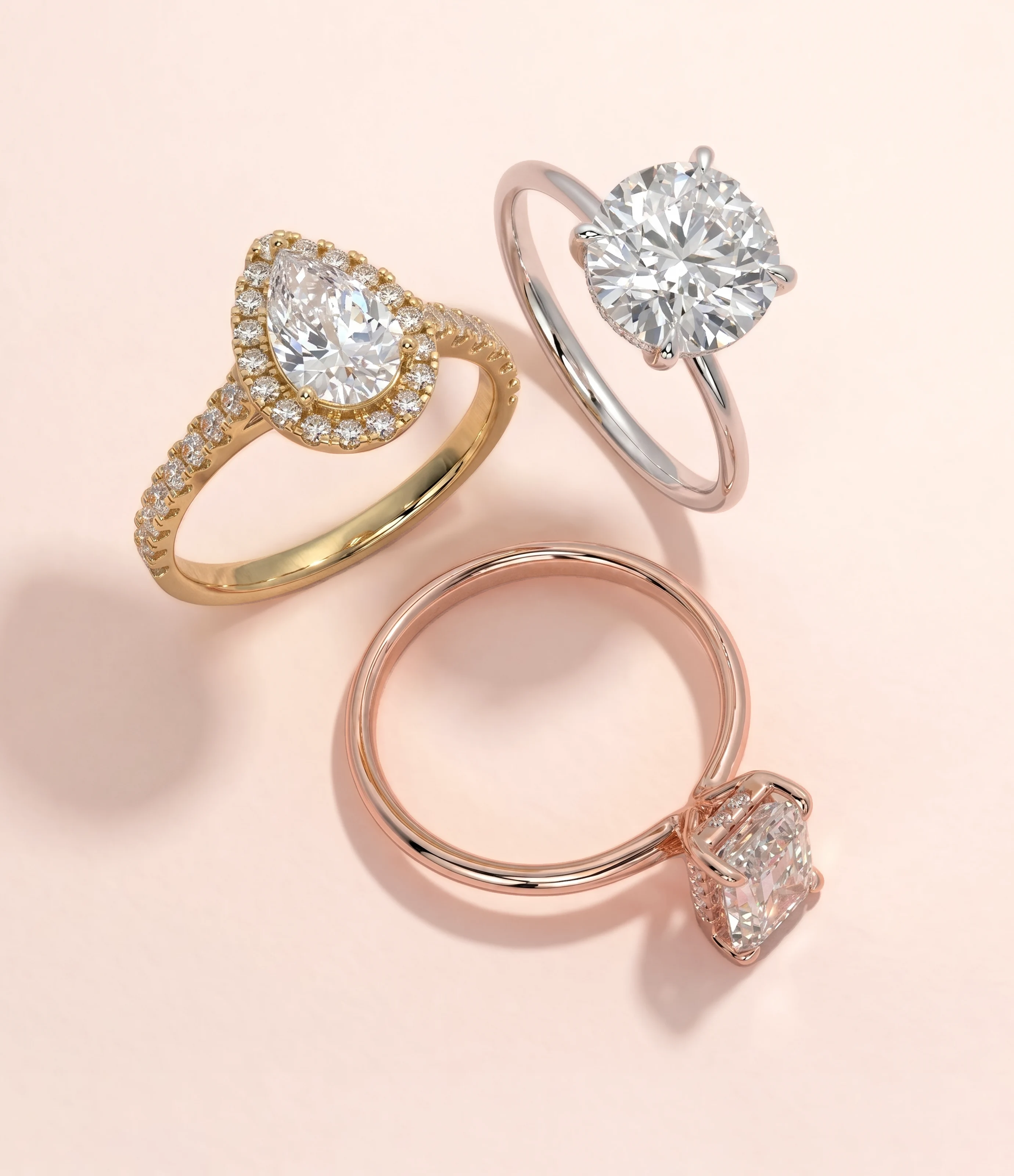 Fine jewelry rings crafted by Bhimani & Co.