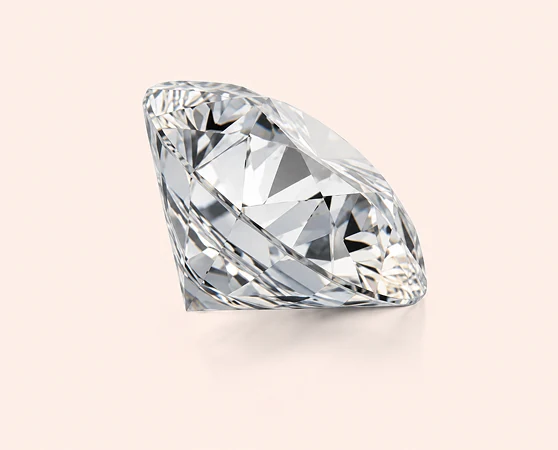 Faceted brilliant-cut diamond