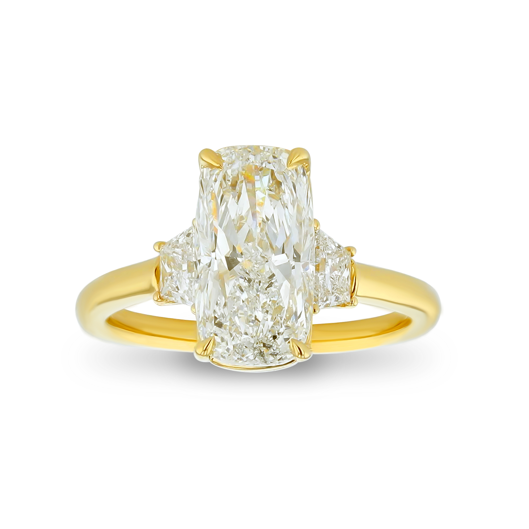 Lab-Grown Diamond emerald-cut ring