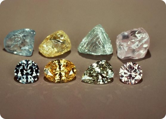 Fancy color Natural Diamonds