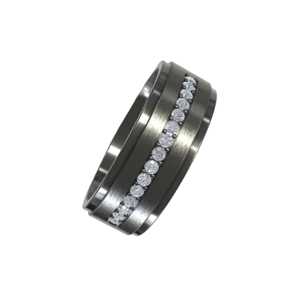 Black Zirconium rings
