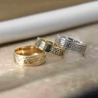Artisan wedding band collection