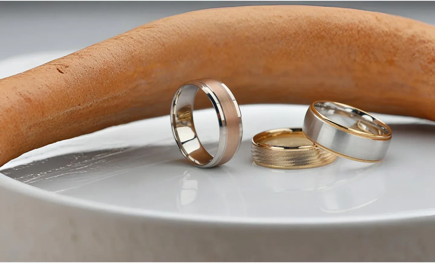 Fine diamond wedding rings
