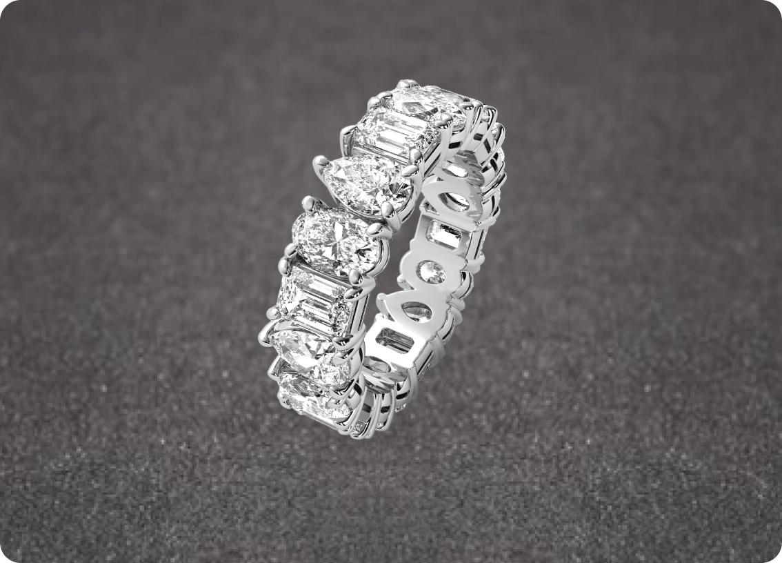 Mixed Eternity band 